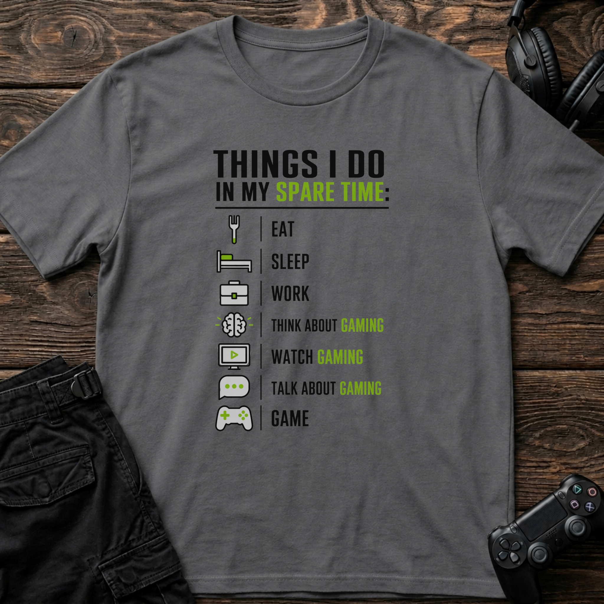 Spare Time Gaming T-Shirt