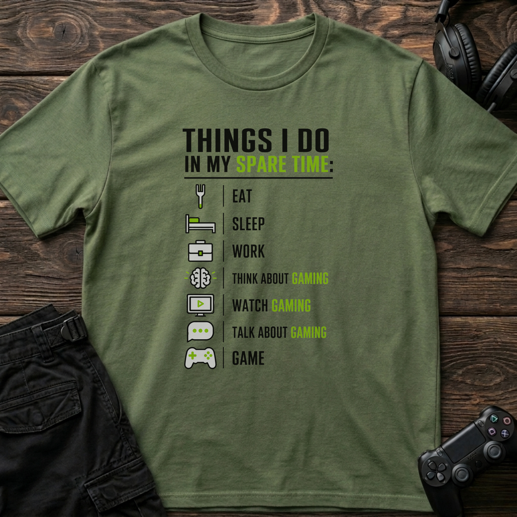 Spare Time Gaming T-Shirt