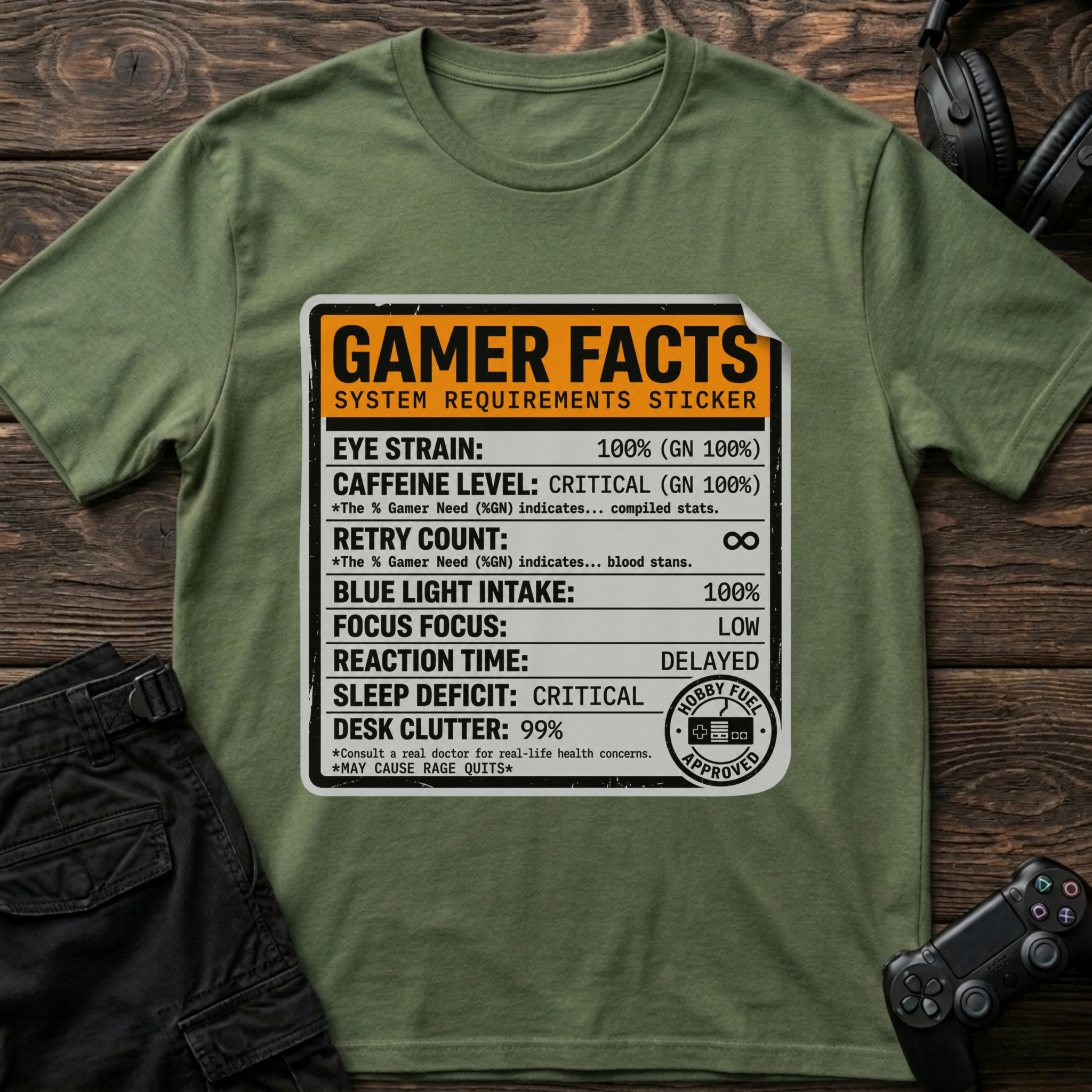 Gamer Facts T-shirt