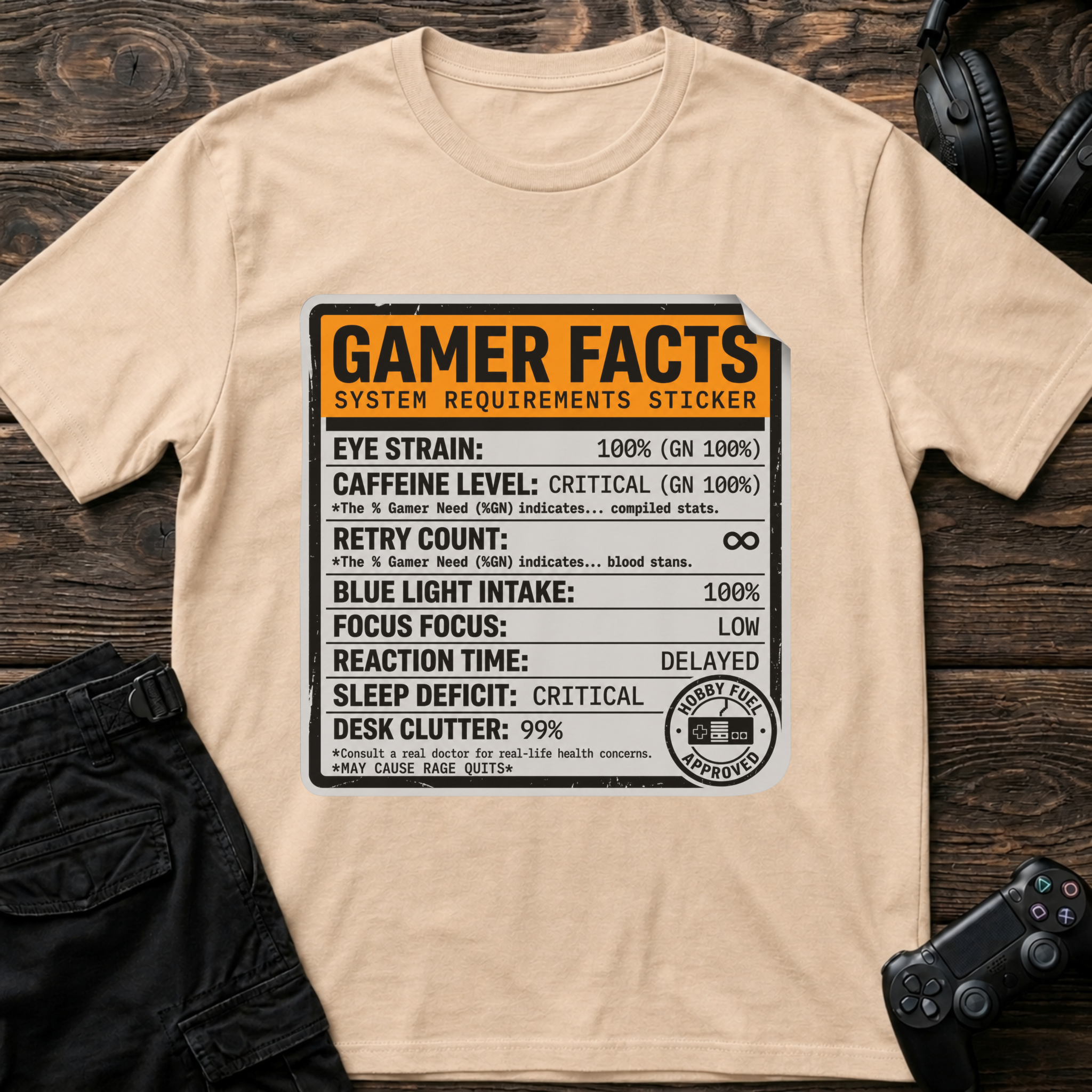 Gamer Facts T-shirt
