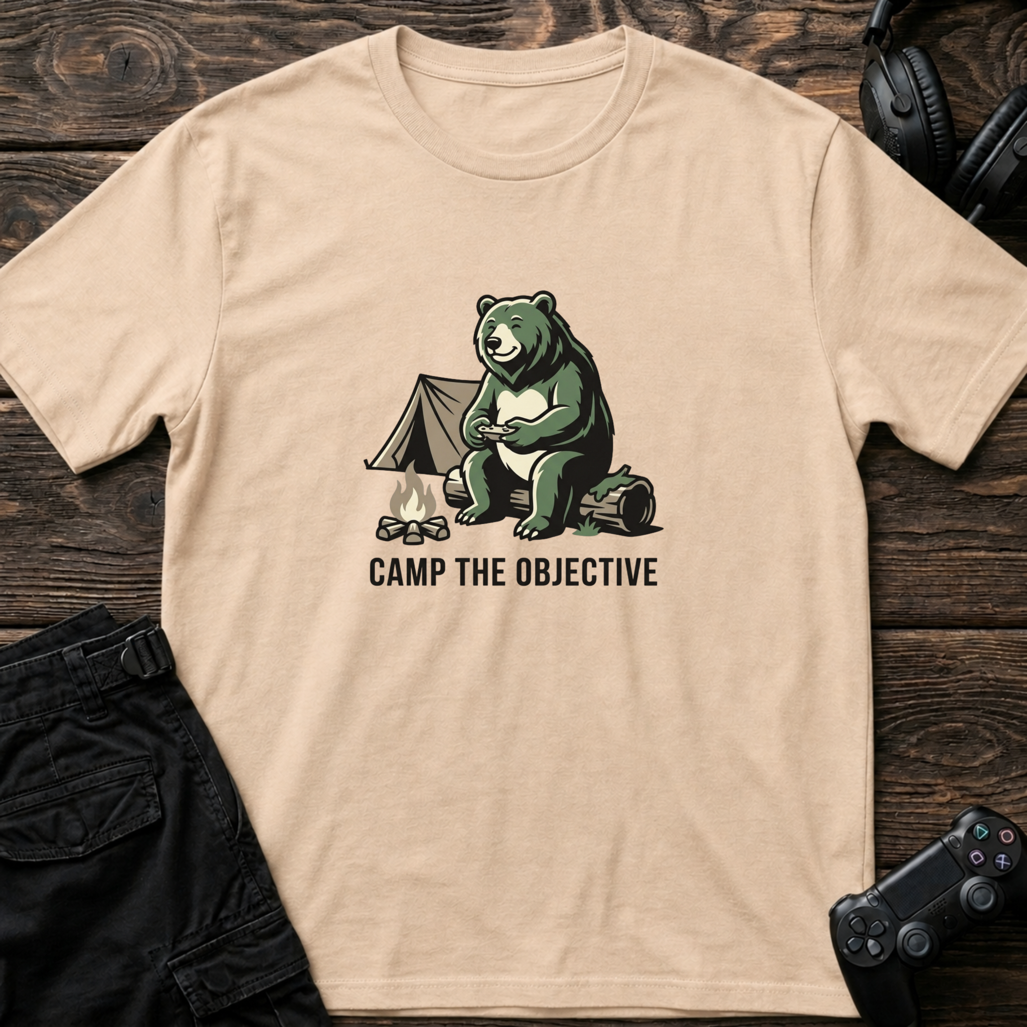 Camped Bear T-shirt