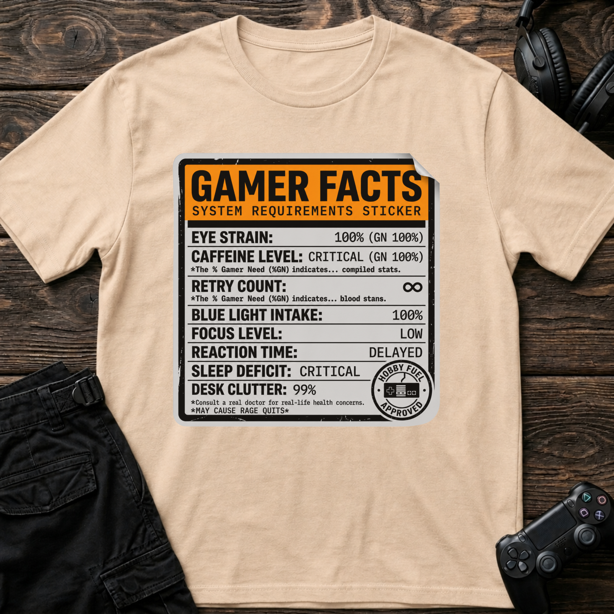 Gamer Facts T-shirt