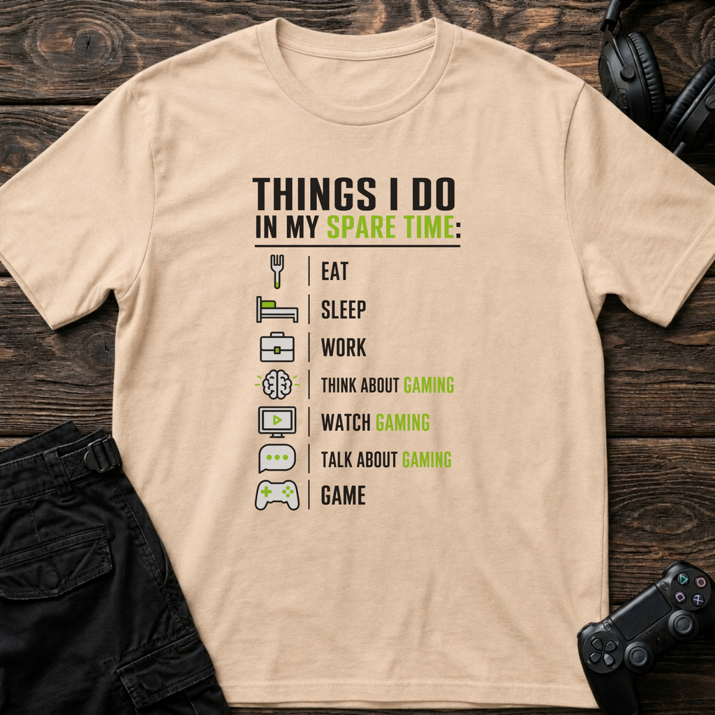 Spare Time Gaming T-Shirt