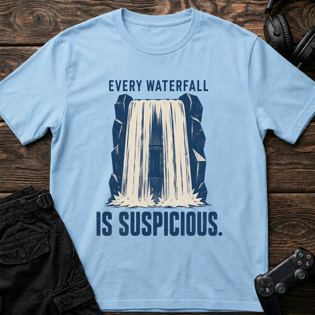 Waterfall Check T-shirt