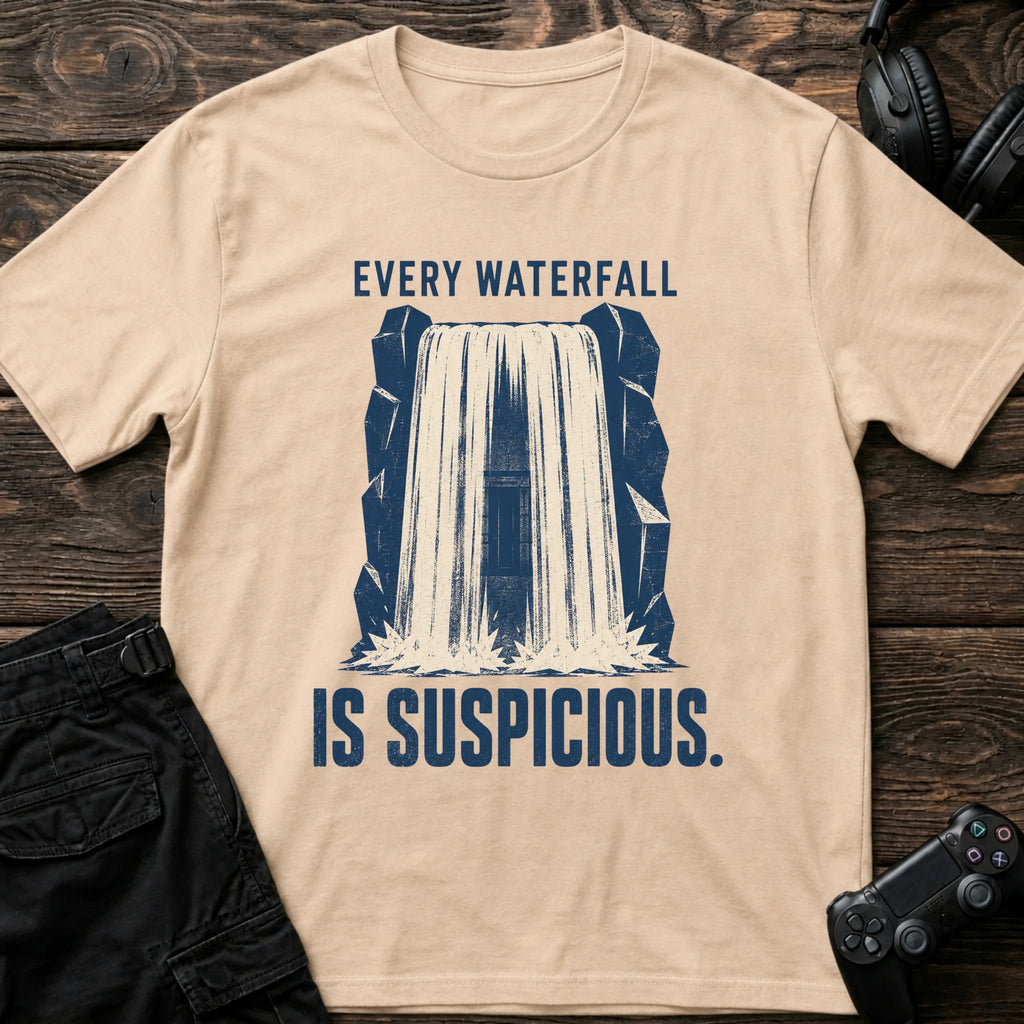Waterfall Check T-shirt