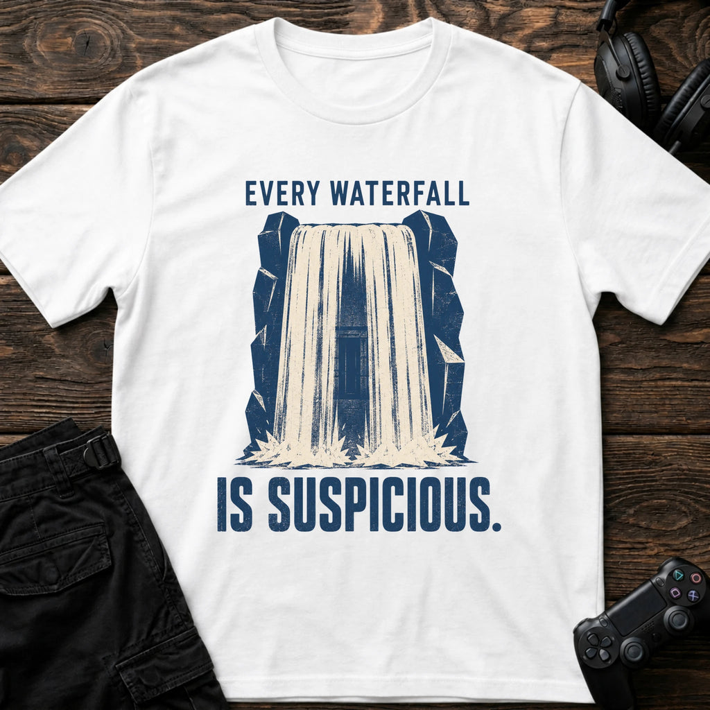 Waterfall Check T-shirt