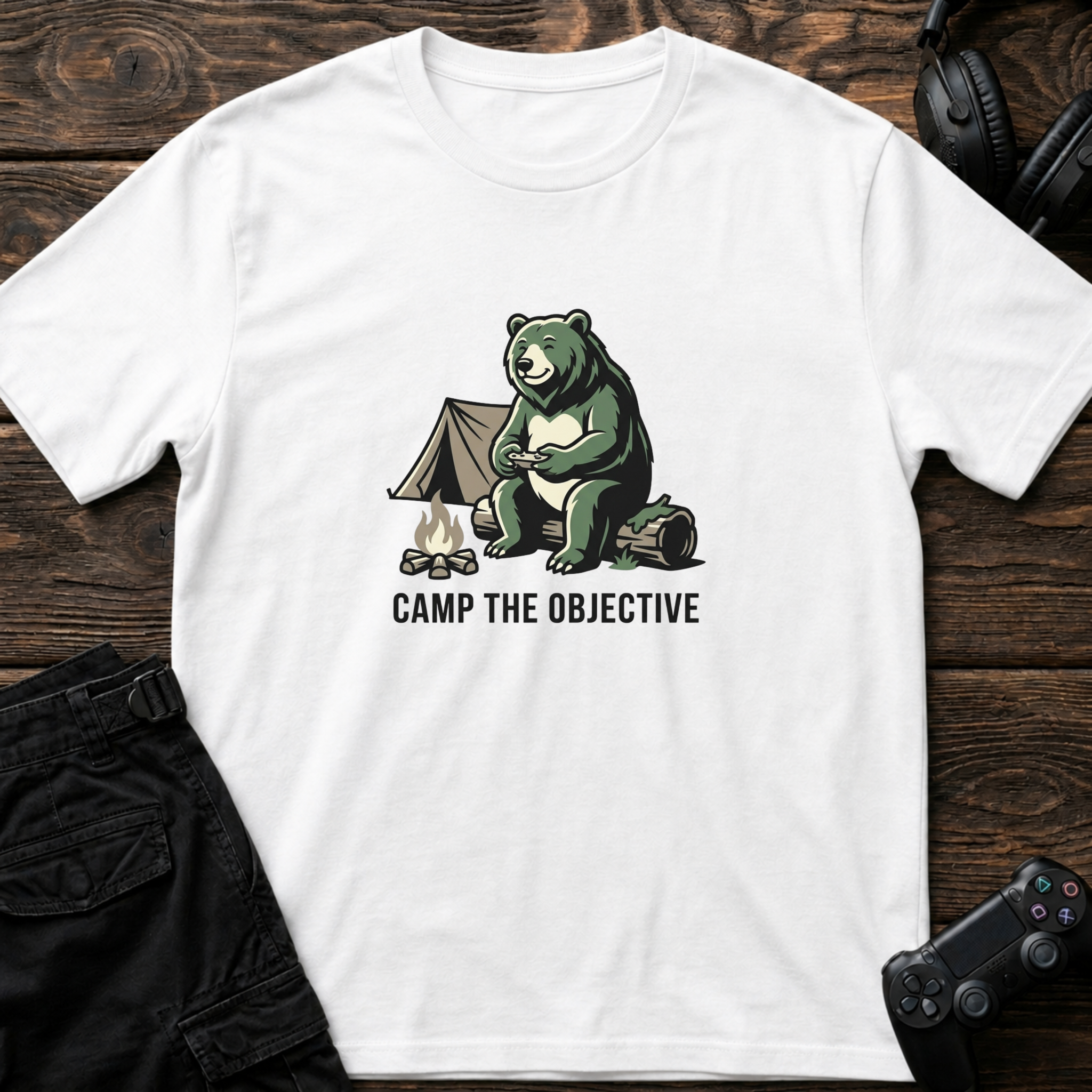 Camped Bear T-shirt