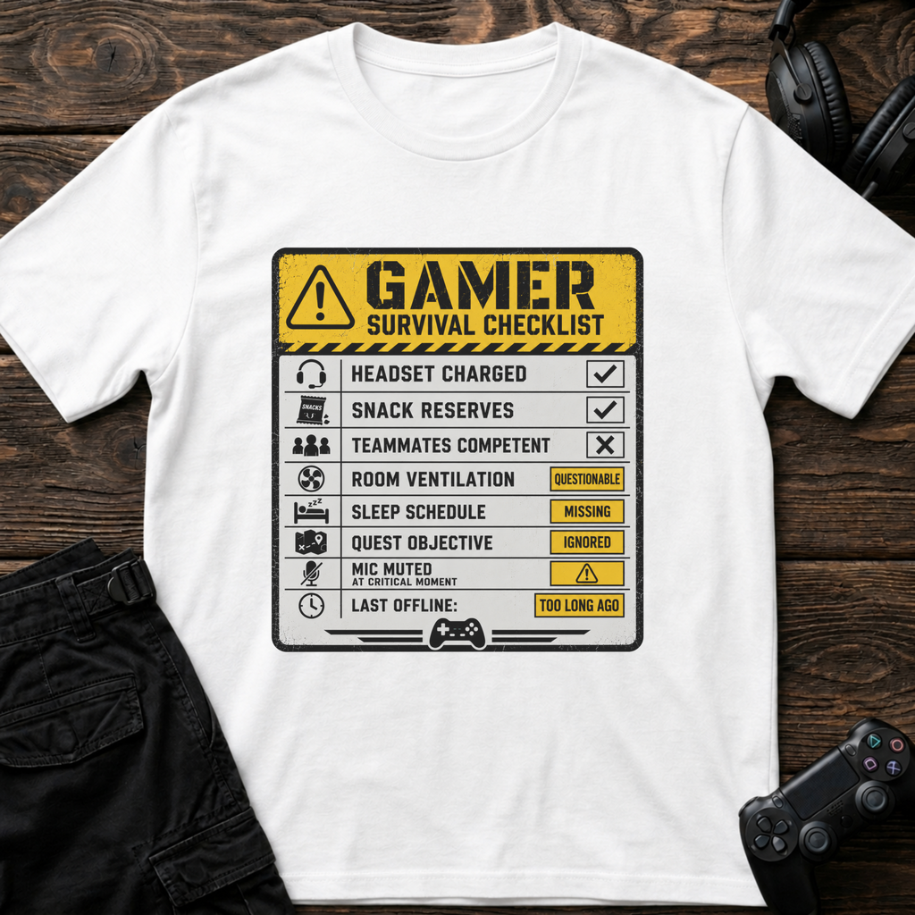 Survival Checklist T-shirt
