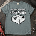 Bay car enthusiast T-shirt. A parts box proves I'm done modifying really means arrives Thursday.