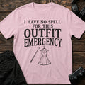 Light Pink gaming T-shirt. A wand and dress offer no spell for an outfit emergency.