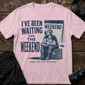 Light Pink gaming T-shirt. A traveler has waited for the weekend since the last weekend.
